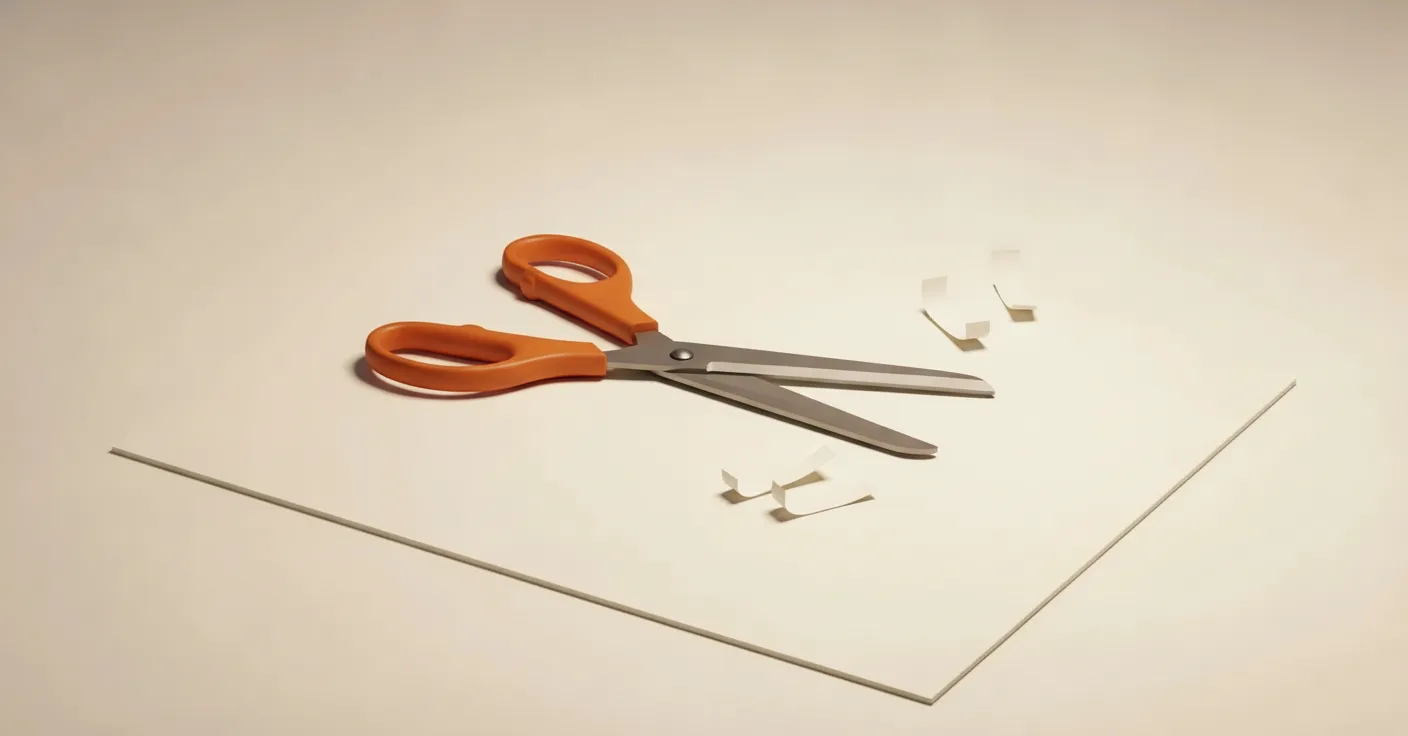 What I cut to fit my PhD onto a poster